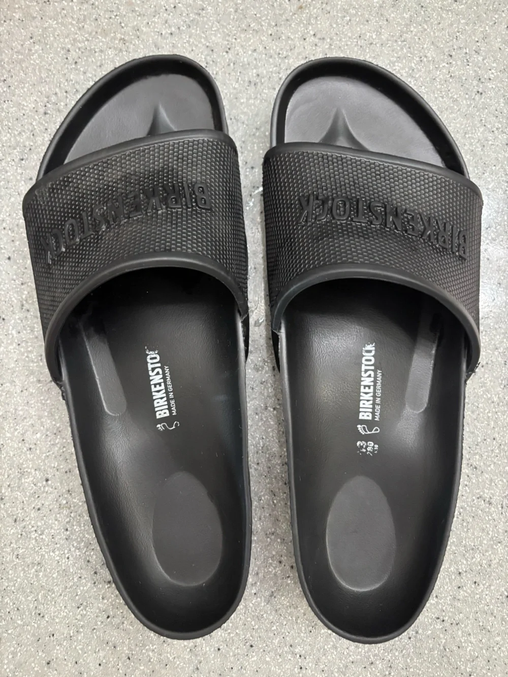 Birkenstock Black EVA Slide Sandals - Slip-On Comfort